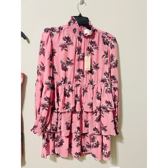 CINQ A SEPT Corrine Floral printed mini dress NEW! - Picture 6 of 7